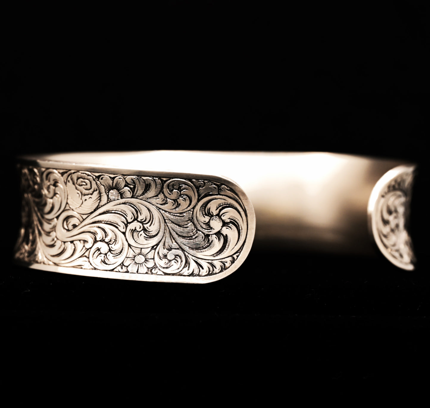 Floral Banner Cuff Bracelet