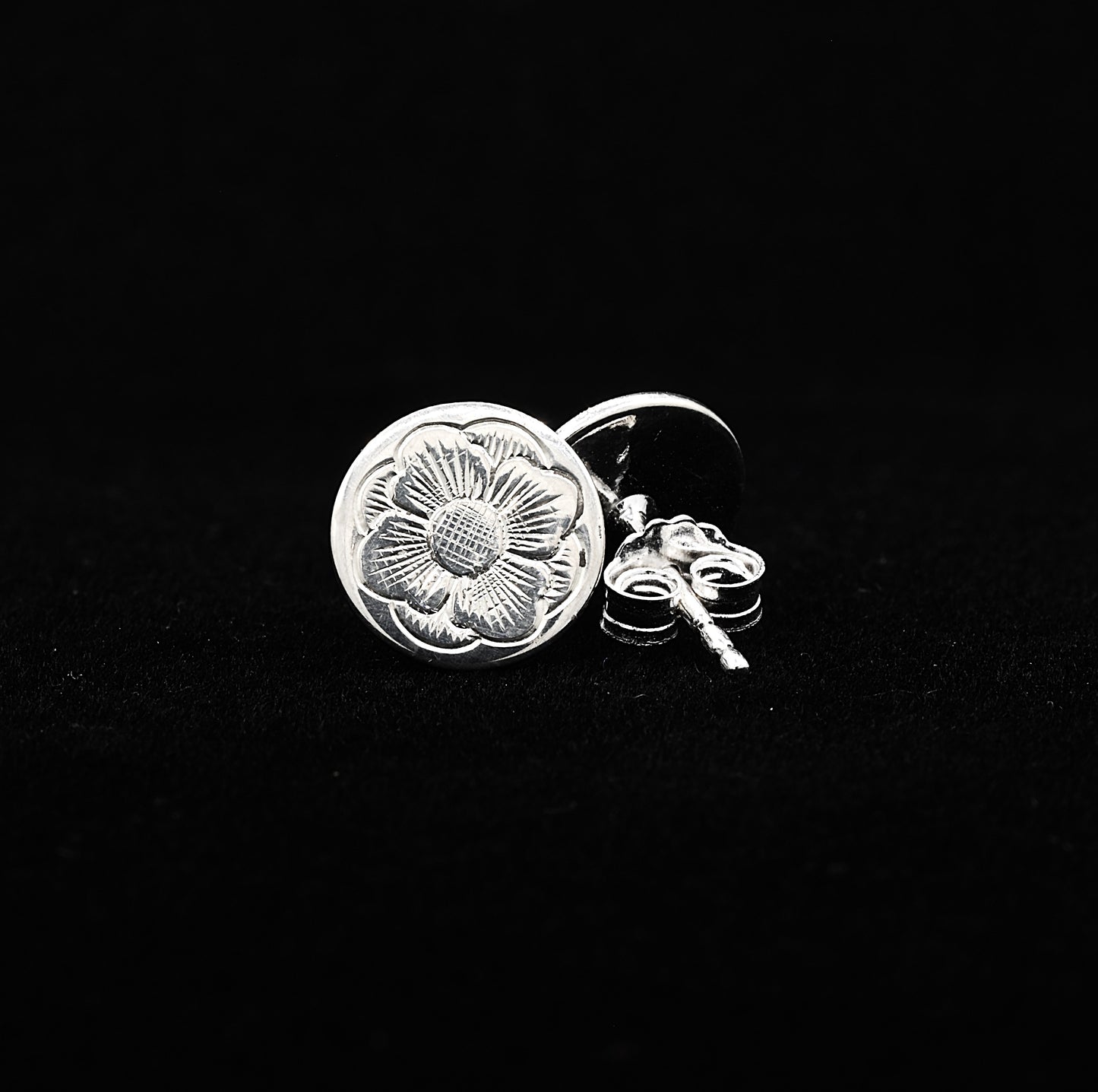 Flower Petal Stud Earrings