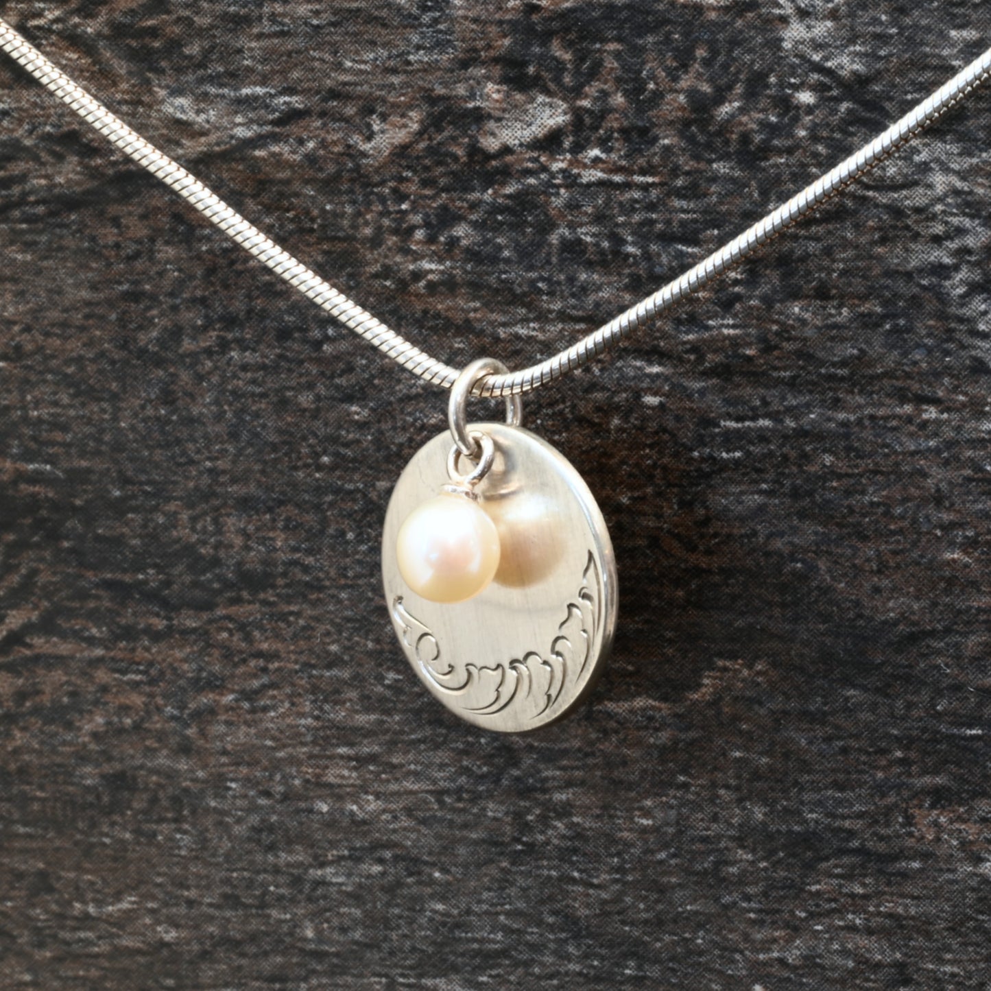 Pearl Wave Pendant