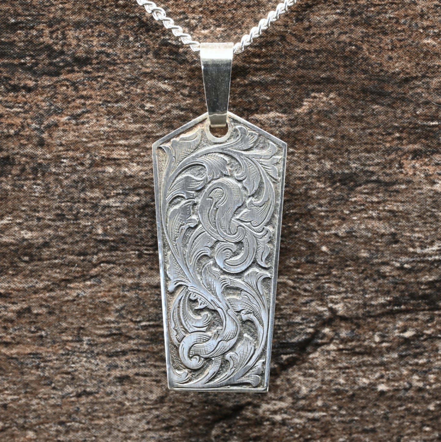 Pentagonal Vine Pendant