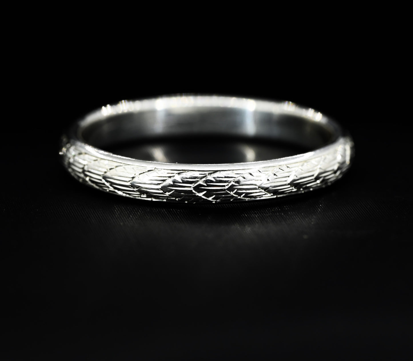 Wheat Engraved Ring