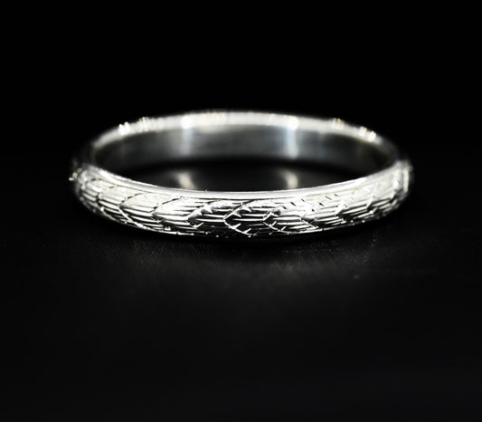 Wheat Engraved Ring