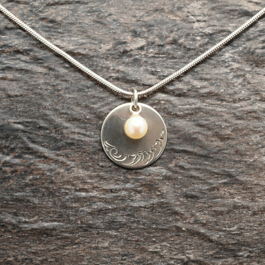 Pearl Wave Pendant
