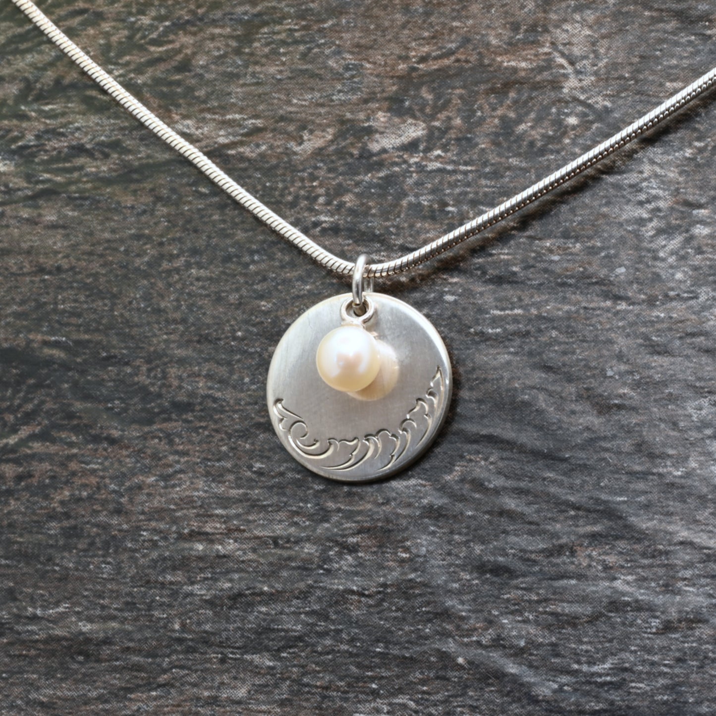 Pearl Wave Pendant