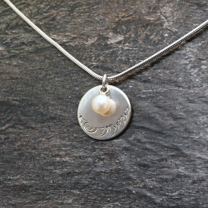 Pearl Wave Pendant