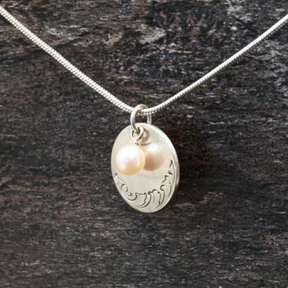 Pearl Wave Pendant