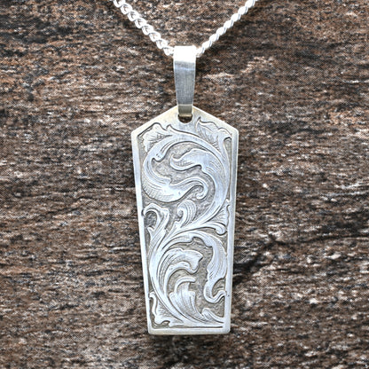 Pentagonal Acanthus Pendant