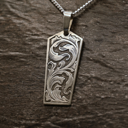 Pentagonal Acanthus Pendant