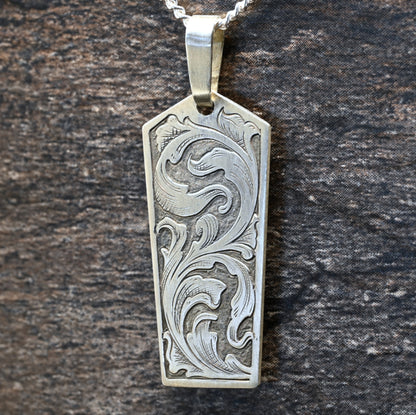 Pentagonal Acanthus Pendant