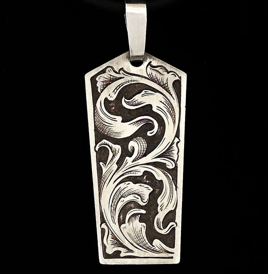 Pentagonal Acanthus Pendant