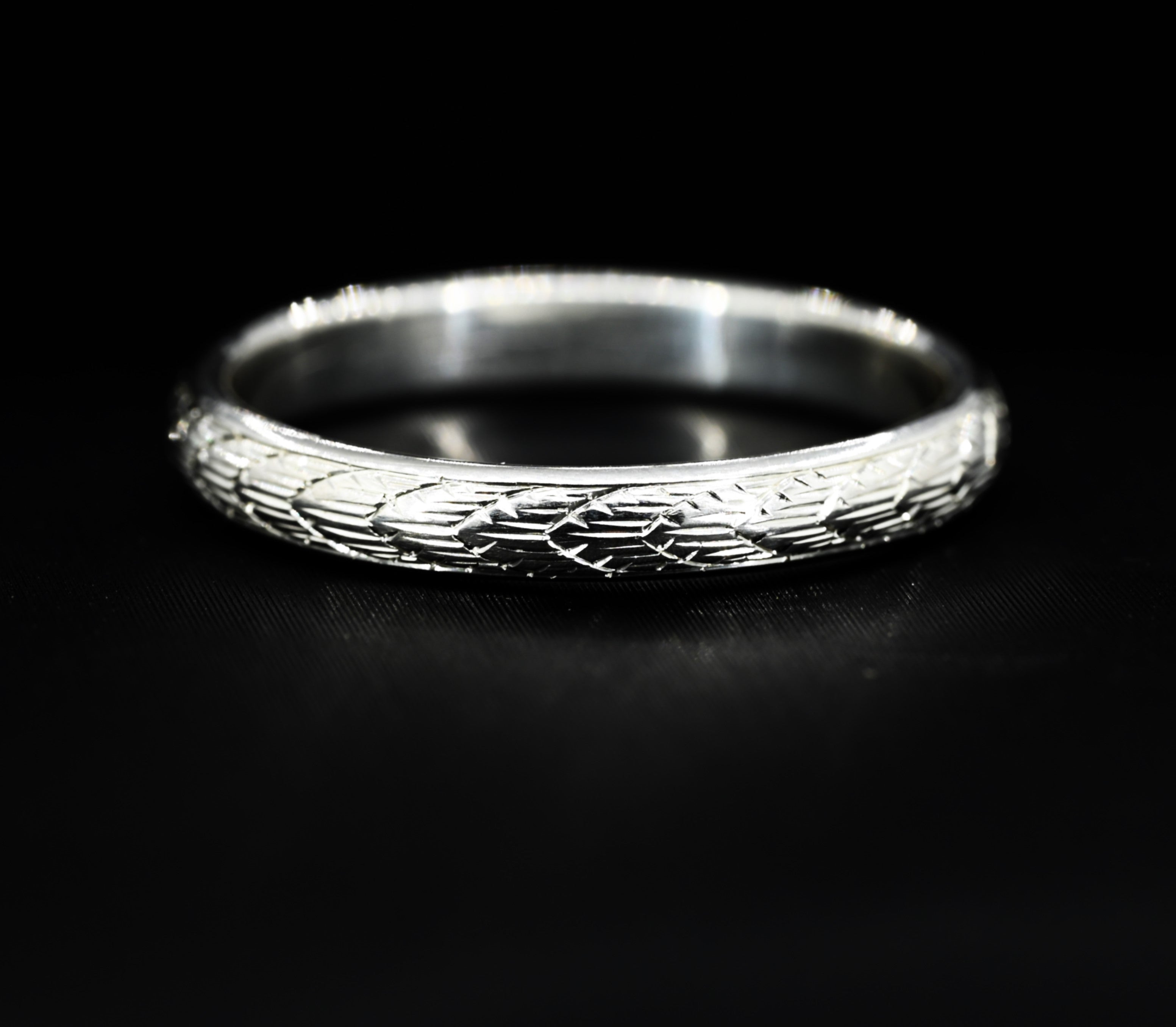Wheat Engraved Ring – JB Ornamental